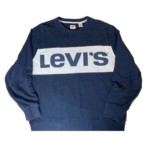 Rare Vintage Levis Crew Sweater XXL - Fits Smaller - Picture 1 of 3